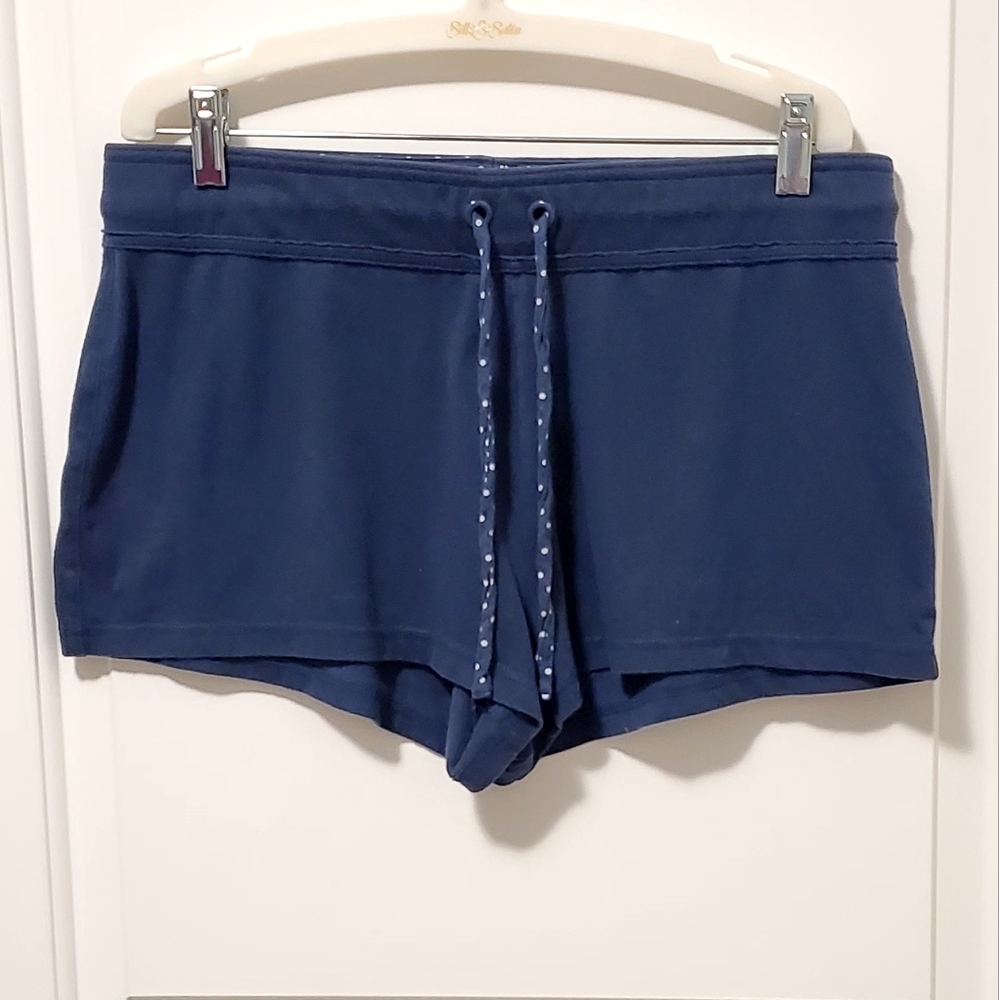 5/$30 navy pj shorts - cotton terry size large  💙
